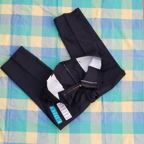 Dickies Work Pant Relaxed Fit Mens 42 X 32 Black Flex Straight Leg Pants NWT - Picture 5 of 11